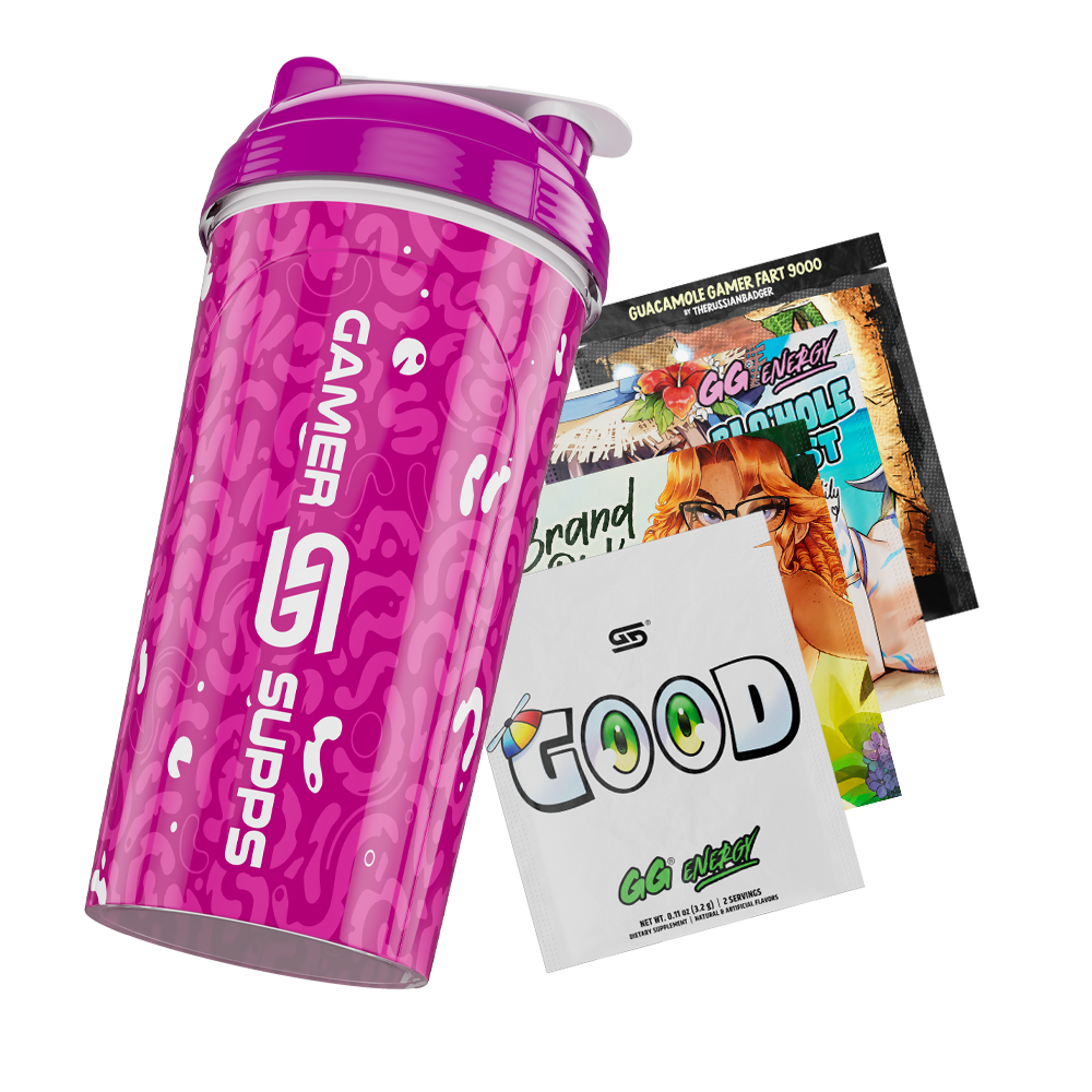 24oz All Over Print Shaker - Purple Amoeba - Image 2